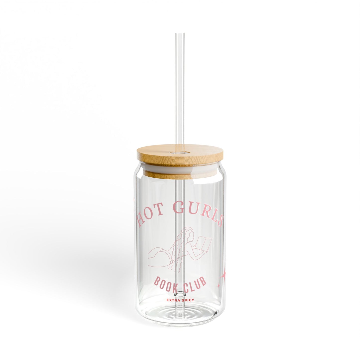 Hot Gurls Book Club : Extra Spicy! Sipper Glass, 16oz