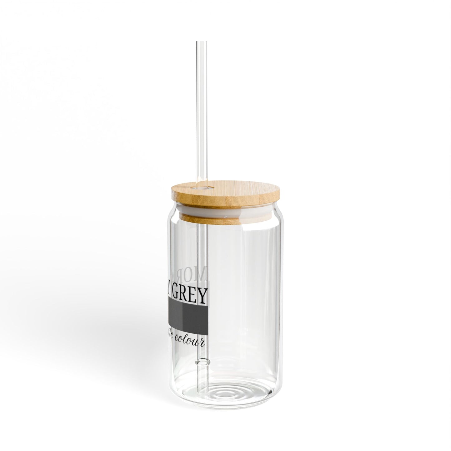 Morally grey is my favourite colour Dark Romance Sipper Glass, 16oz