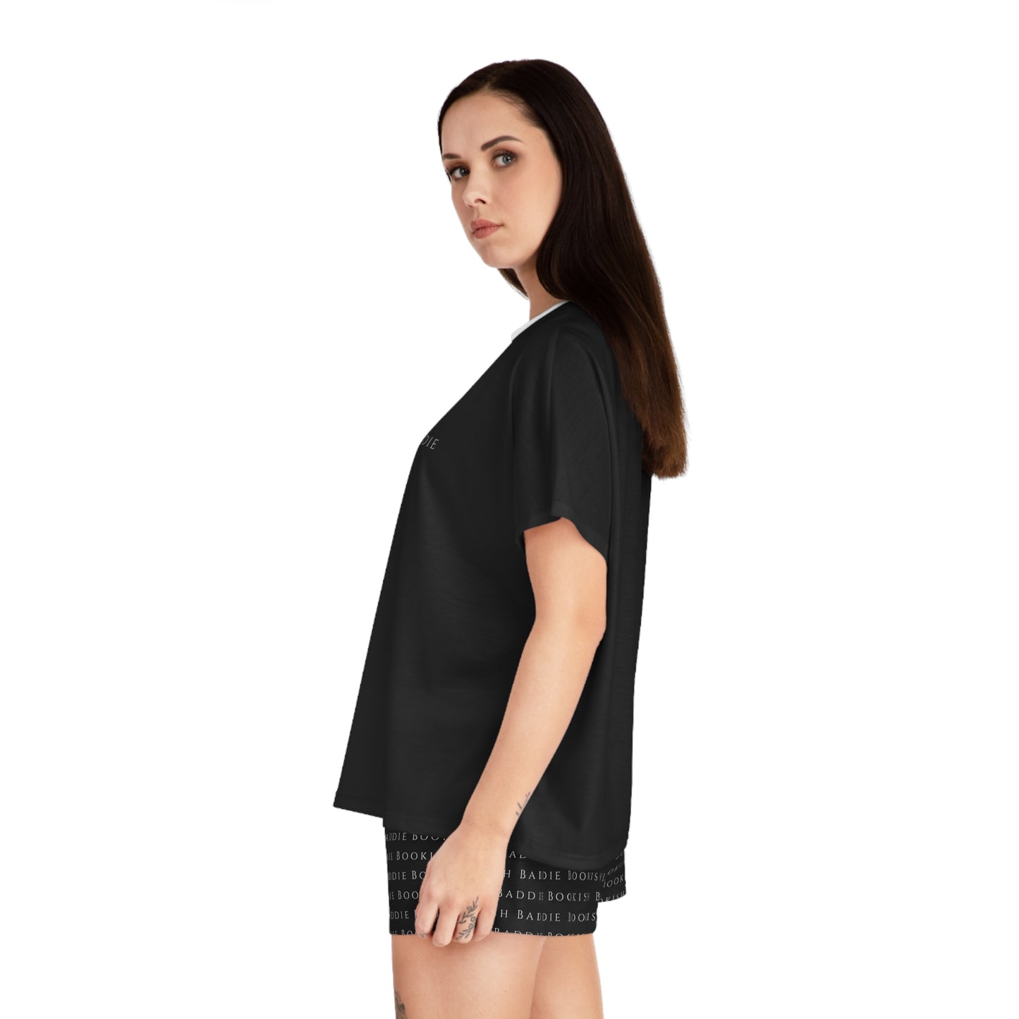 Bookish Baddie Women's Short Pajama Set (AOP)