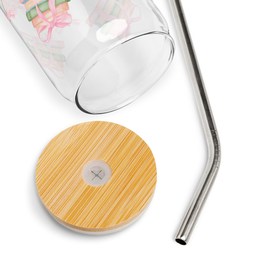 'Hopeless Romantic' Sipper Glass, 16oz